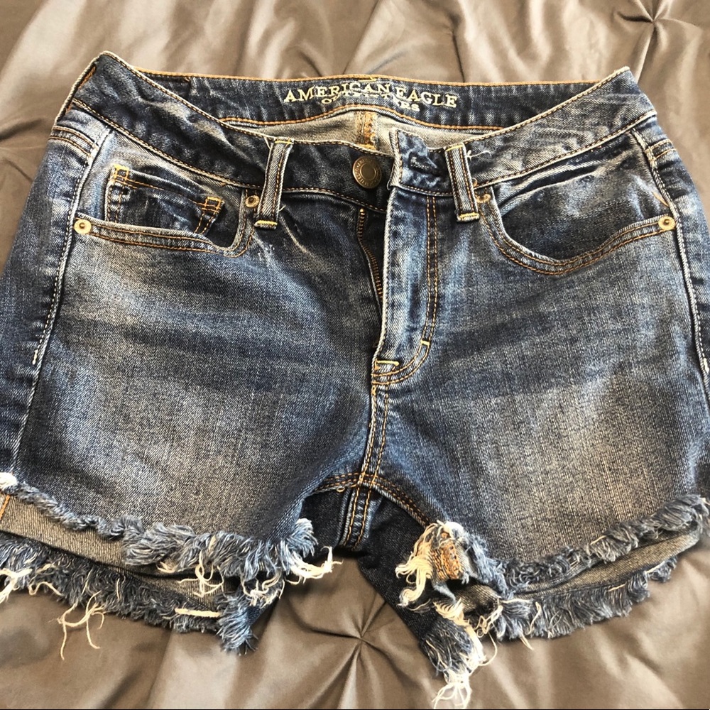 American Eagle Vintage Boot Jean cutoff shorts